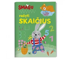 KNYGA Smagu rašyti skaičius. 4-5 metų vaikams