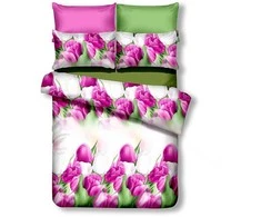 DecoKing Smaragdinės spalvos patalynės komplektas REBECCA 200x220 cm + 80x80 cm (2 vnt)