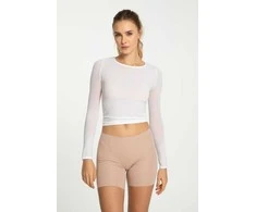 Smėlinės spalvos moteriškos bermudų kelnaitės Cotton Mood