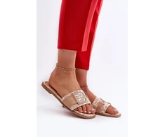 Smėlio spalvos basutės su sagtimi Step in style