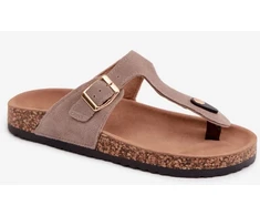 Smėlio spalvos basutės su sagtimi Step in style