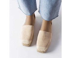 Smėlio spalvos espadrilės su blizgučiais Myasia