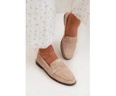 Smėlio spalvos mokasinai Step in style