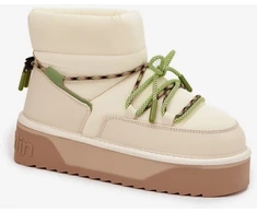 Smėlio spalvos moteriški aulinukai Step in style