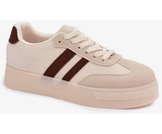 Smėlio spalvos sportiniai bateliai Step in style