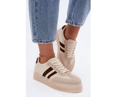 Smėlio spalvos sportiniai bateliai Step in style