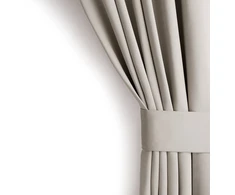 Smėlio spalvos užuolaida su kilpomis AmeliaHome 140 × 260 cm