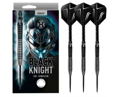 Smiginis Harrows Juodas Knight 90% su plieniniais antgaliais
