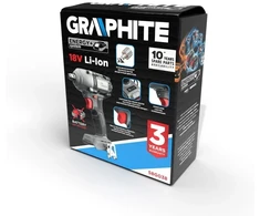 Smūginis bešepetėlinis veržliasukis Graphite Energy+, 450 Nm