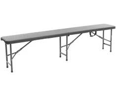 Sodo suolas HECHT FOLDIS RATTAN BENCH, sulankstomas
