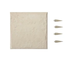 VEVOR Dekoratyviniai sodo plytelės 4 vnt. 39.5 x 39.5 cm smėlio spalvos