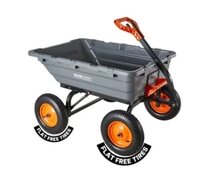 VEVOR Sodo vežimėlis su išvertimo mechanizmu