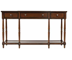 Av1632-60 Avola Konsolė 3S Avola Antique Mahogany