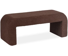Sofa DELINO RUDAS BUKLĖ MINKŠTAS PUFAS