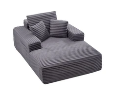 Sofa VEVOR miegamojo krėslas su pagalvėlėmis