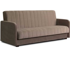 Mebel Elite Išskleidžiama sofa PORTO su patalynės dėže, 198 cm, smėlinė