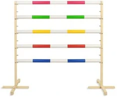 Šokinėjimo kliūtis hobby horse su geltona sija 120 cm