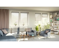Sonello aliumininės vidaus žaliuzės 40 x 130 cm, juodos, Klemmfix montavimas, 25 mm juostos
