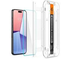 Spigen Glas.tR EZ Fit grūdintas stiklas skirtas iPhone 15 Pro Max - 2 vnt.