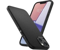 Dėklas Spigen LIQUID AIR IPHONE 13 MINI MATINE Juodas