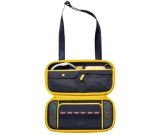 Spigen Nano Pop Pro dėklas, skirtas Nintendo Switch 2 - Tamsiai mėlyna ir geltona