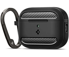 Spigen Rugged Armor dėklas, skirtas AirPods 3 - Matinė juoda