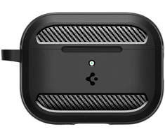 Spigen Rugged Armor dėklas, skirtas AirPods 3 - Matinė juoda