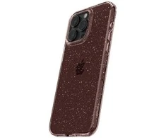 Dėklas Spigen skystųjų kristalų blizgučiai, rožinis kvarcas - iPhone 15 Pro Max