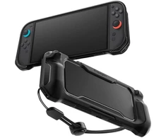 Spigen Tvirtas Šarvuotas Dėklas, skirtas Nintendo Switch 2 - Matinis Juodas