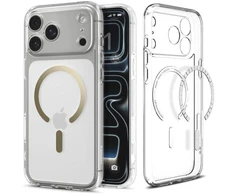 Spigen Ultra Hybrid MagSafe dėklas iPhone 17 Pro Max - Skaidrus auksas