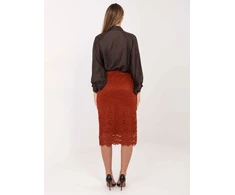 Spódnica-IT-SD-21852.15-ciemny oranžinė