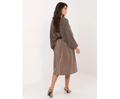 Spódnica-IT-SD-FL9838.49-ciemny bezowy