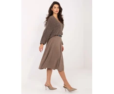 Spódnica-IT-SD-FL9838.49-ciemny bezowy