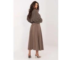 Spódnica-IT-SD-FL9850.12-ciemny bezowy