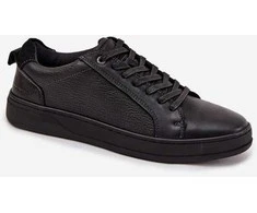 Sportbačiai juodi odiniai Lee Cooper