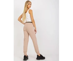 Sportinės kelnės-TW-DR-OB030.57-smėlio spalvos