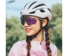 Sportiniai akiniai fotochrominiai šviesiai violetiniai Rockbros