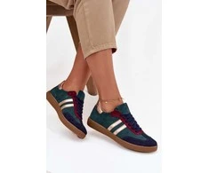 Sportiniai batai Zazoo žalsvi zomšiniai – patogus pasirinkimas kasdienai