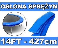 Spyruoklių apsaugos danga batutui SkyRamiz 427 cm/14FT, mėlyna