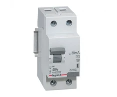 Srovės nuotekio relė RCD RX Legrand 402025 (AC, 40A, 2P, 30mA, 230V)
