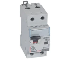 Srovės nuotekio relė su automatiniu jungikliu Legrand 411048 (C, 10A, 2P, 30mA, 230V)