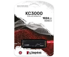 Ausinės SSD diskas Kingston KC3000 (1TB; M.2 2280; PCIe 4.0 x4 NVMe; SKC3000S/1024G)