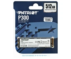 Ausinės SSD diskas Patriot P300 M.2 PCI-Ex4 NVMe 512GB 1.7GB/s