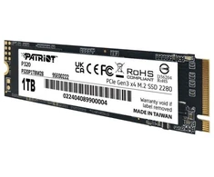 Ausinės SSD diskas Patriot Viper P320 M.2 PCI-Ex4 NVMe 512GB 3GB/s