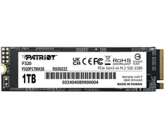 Ausinės SSD diskas Patriot Viper P320 M.2 PCI-Ex4 NVMe 512GB 3GB/s