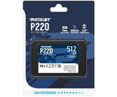 SSD PATRIOT P220 512GB SATA3 2.5 col.