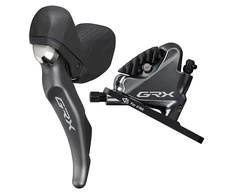 Stabdžių pavarų rankenėlė su hidrauliniais stabdžiais Shimano ST-RX810(L) BR-RX810(F) GRX