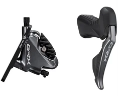 Stabdžių pavarų rankenėlė su hidrauliniais stabdžiais Shimano ST-RX815(R) BR-RX810(R) GRX Di2