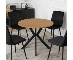Stalas LAUREN 80 cm auksinio ąžuolo