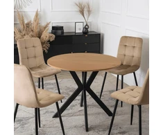 Stalas LAUREN 90 cm auksinio ąžuolo